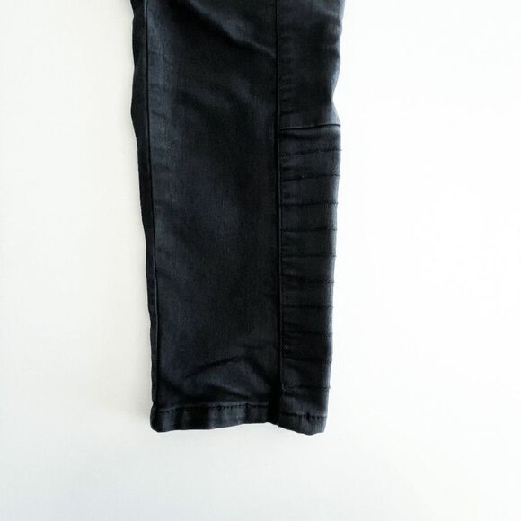 Free People Womens Casual Coated Denim Jeans Skinny Mid Rise Black Size 28 - Picture 4 of 10